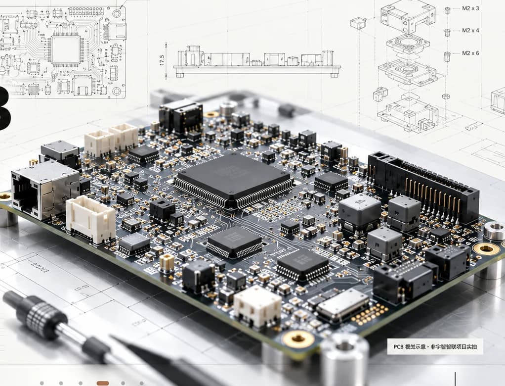 PCB 主板与电路工程图视觉